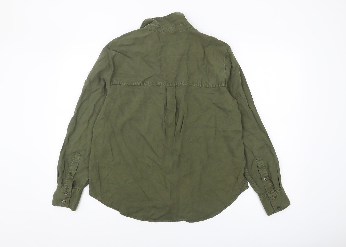 Marks and Spencer Green Women’s Button-Up Shirt