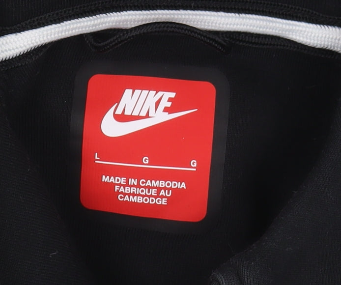 Nike Men's Black Full Zip Hoodie L