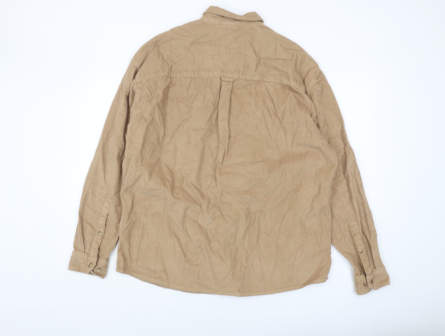 ASOS Men's Brown Corduroy Shirt L