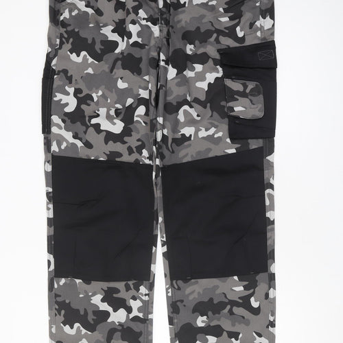 Parkside Men's Camouflage Cargo Trousers, Size 38