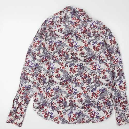 Marks and Spencer Men’s Multicoloured Floral Shirt L
