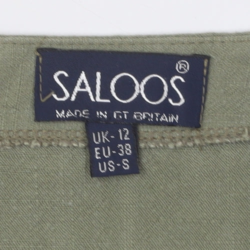 Saloos Women's Green 3/4 Sleeve Top Size 12