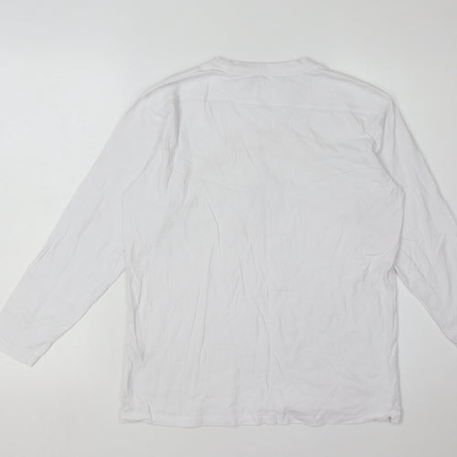 French Connection Boys White Long Sleeve T-Shirt 14 Years