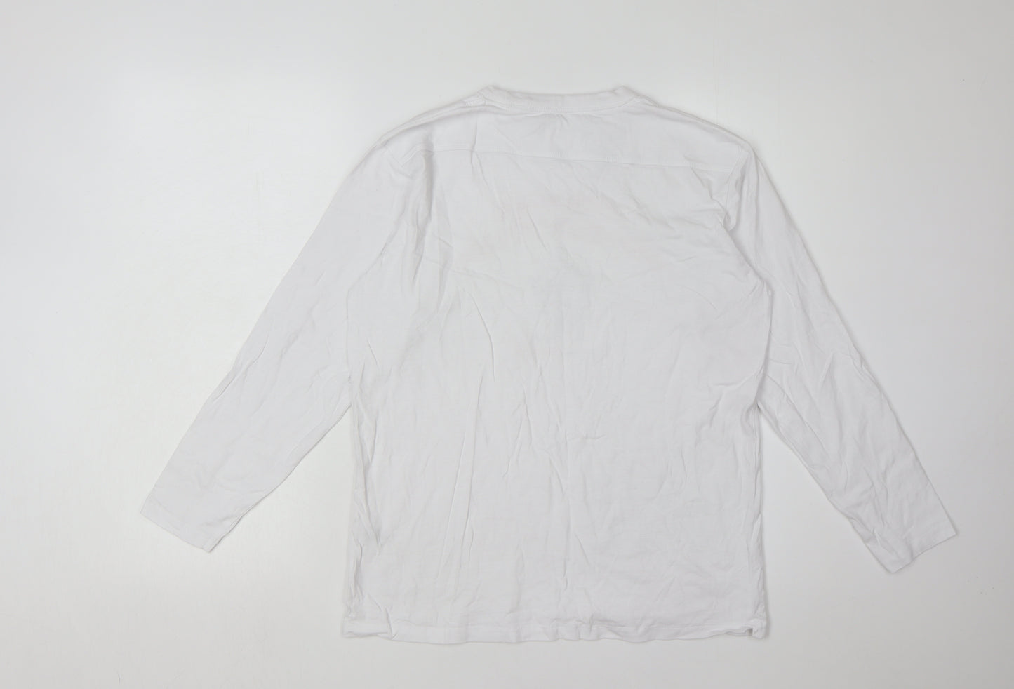 French Connection Boys White Long Sleeve T-Shirt 14 Years
