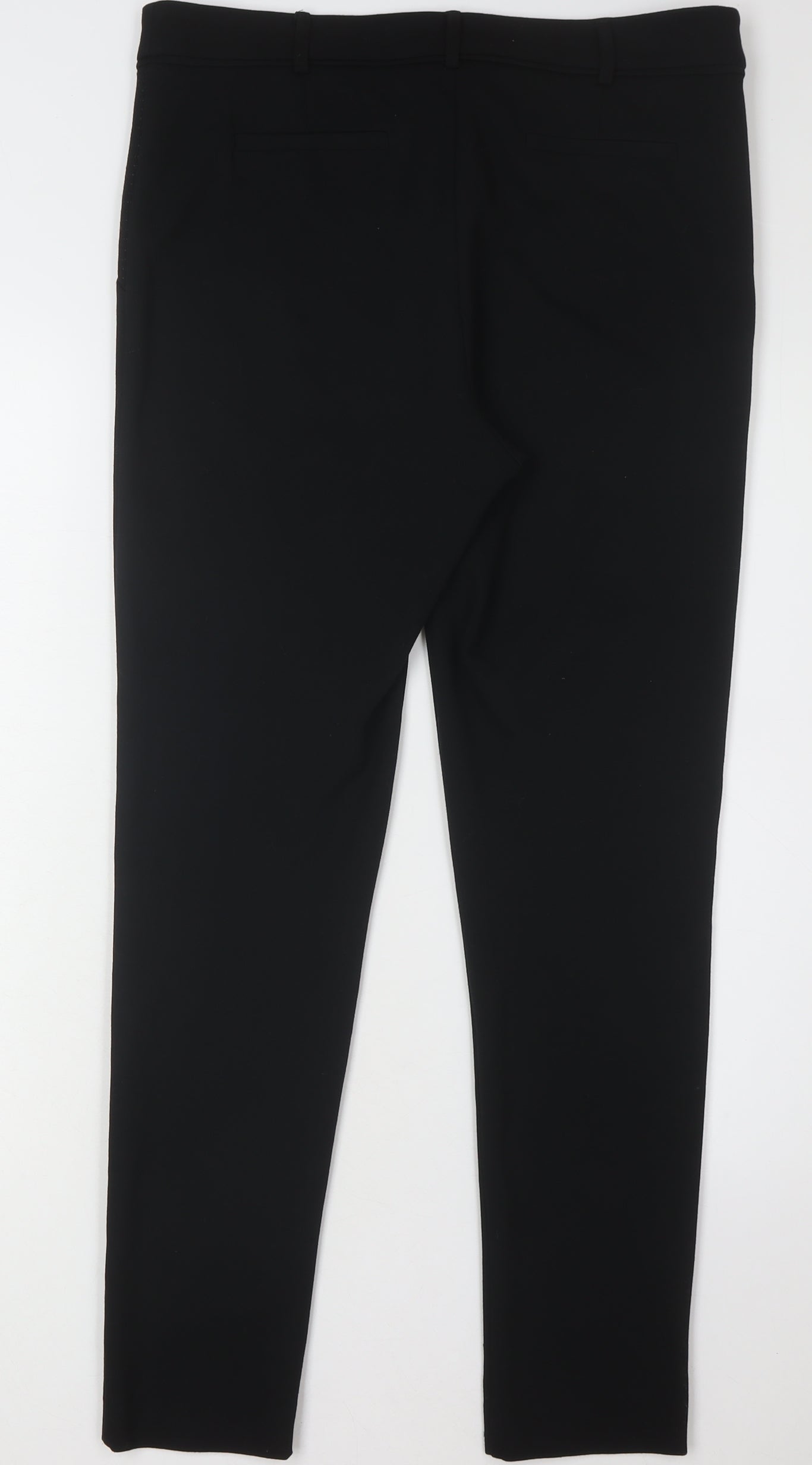 M&Co Women's Black Skinny Trousers Size 14