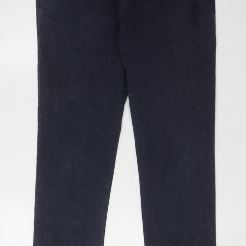 Next Men's Blue Chino Trousers, Size 34