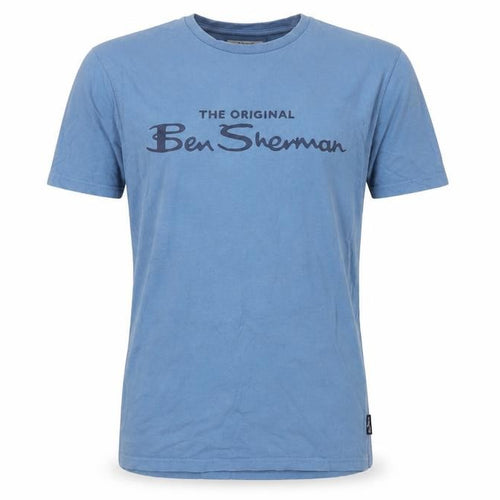 Ben Sherman Boys Blue T-Shirt, 12-13 Years, Graphic Logo