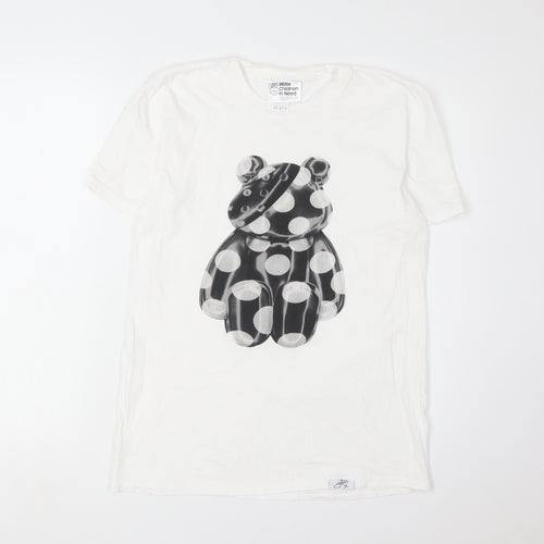 BBC Children in Need White M Bear Graphic T-Shirt