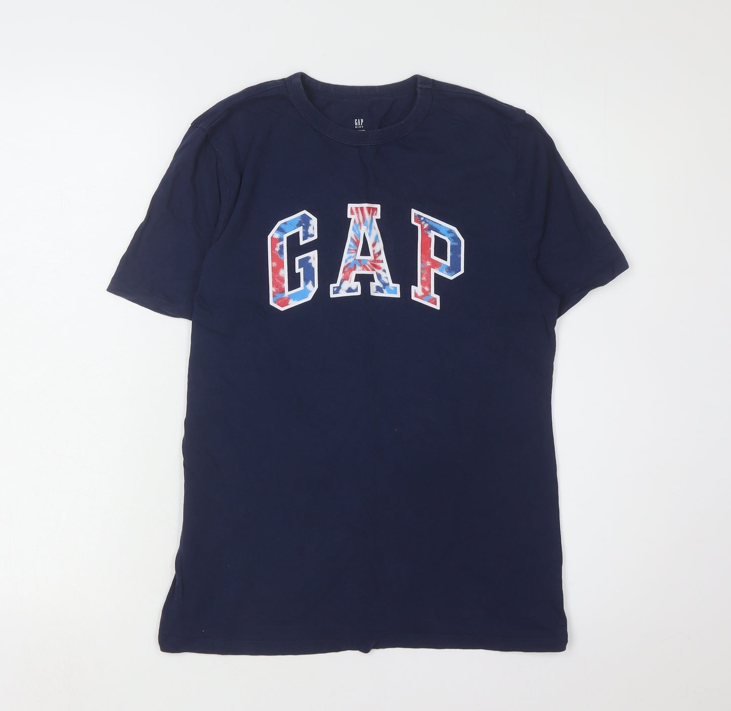 GAP Boys Blue Graphic Print T-Shirt Size 14-15 Years