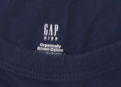 GAP Boys Blue Graphic Print T-Shirt Size 14-15 Years