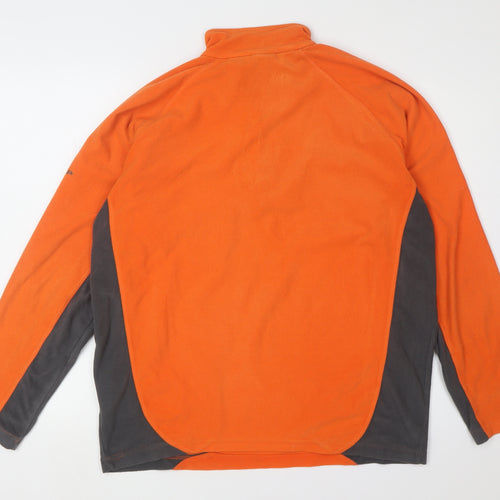 Trespass Men's Orange Fleece Pullover Sweatshirt L