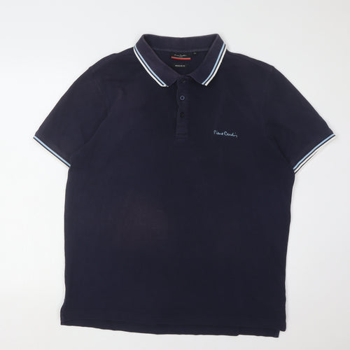 Pierre Cardin Men's Blue Polo XL Regular Fit