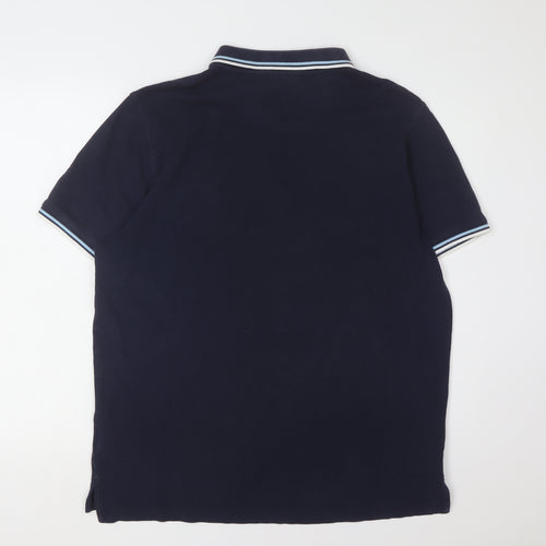Pierre Cardin Men's Blue Polo XL Regular Fit