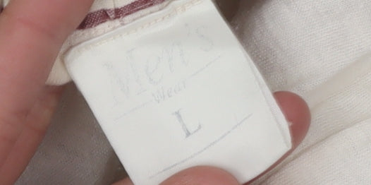 Men's Wear L Striped Multicoloured Cotton Shorts