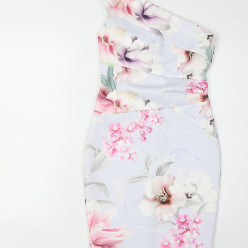 Lipsy Women's Multicoloured Bodycon Dress, Size 10