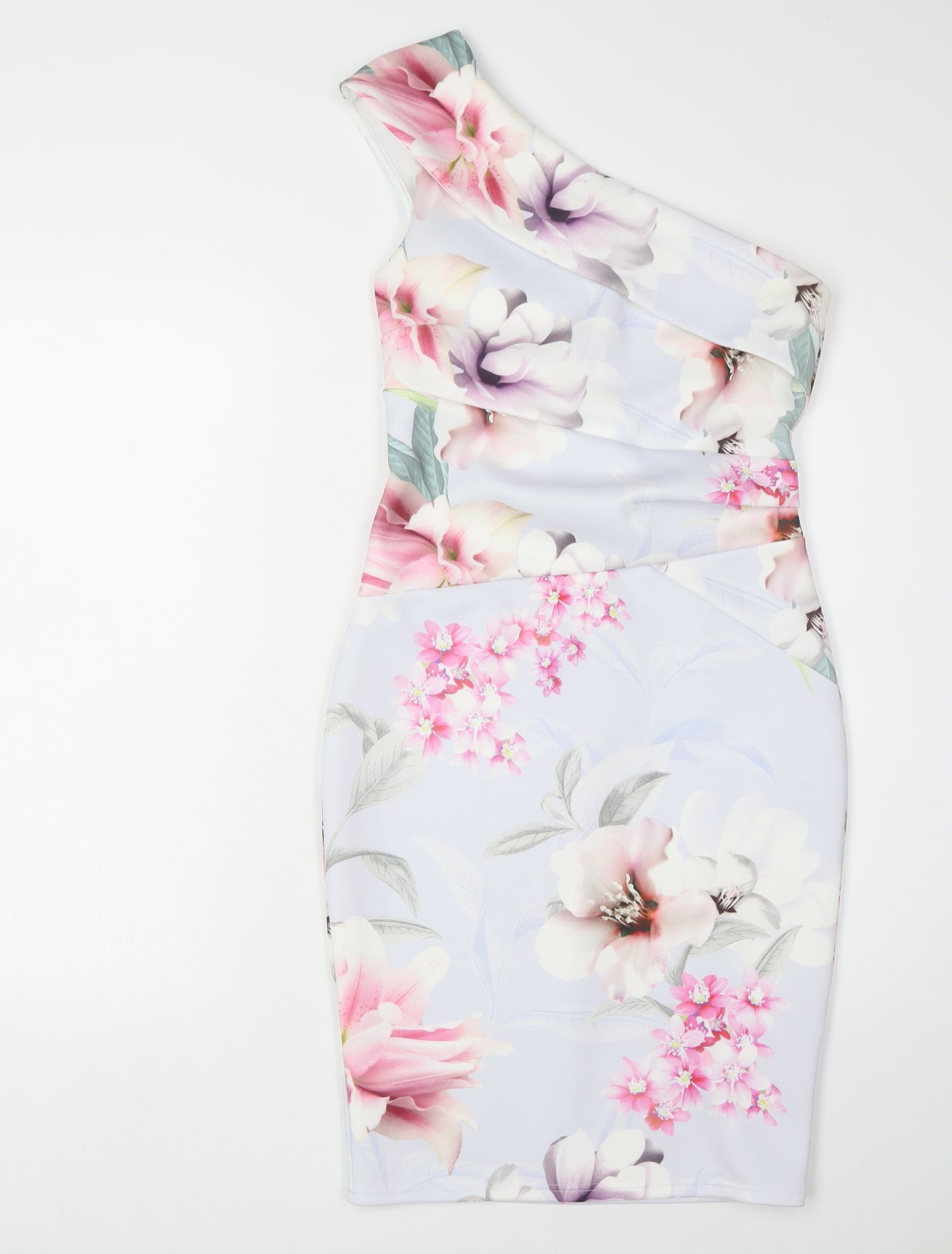 Lipsy Women's Multicoloured Bodycon Dress, Size 10