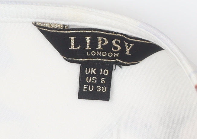 Lipsy Women's Multicoloured Bodycon Dress, Size 10