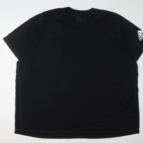 Adidas Men's Black 4XL T-Shirt, Gym Ready