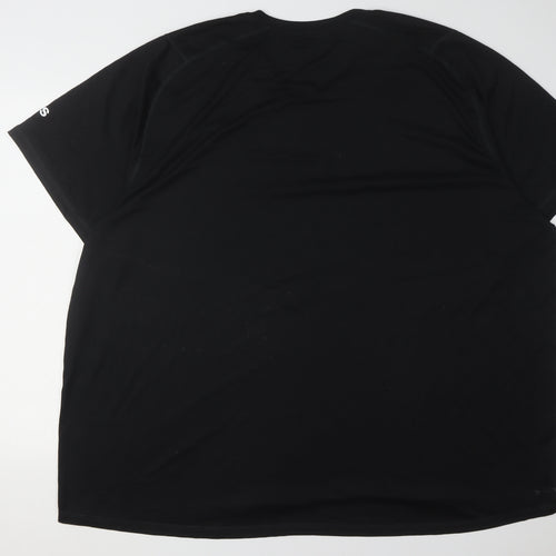 Adidas Men's Black 4XL T-Shirt, Gym Ready