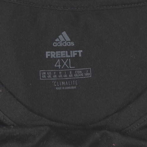 Adidas Men's Black 4XL T-Shirt, Gym Ready