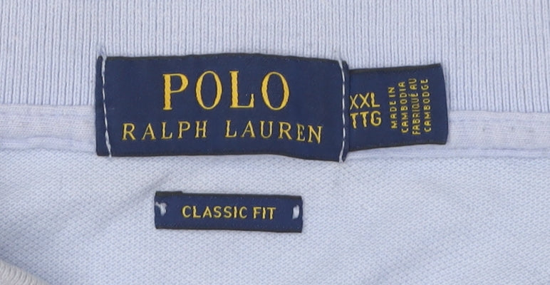 Polo Ralph Lauren Men's Blue 2XL Classic Polo