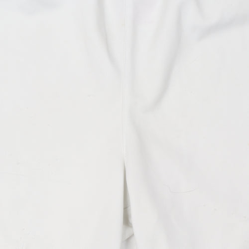 Nike Boys White Athletic Shorts L - Gym & Training Essential