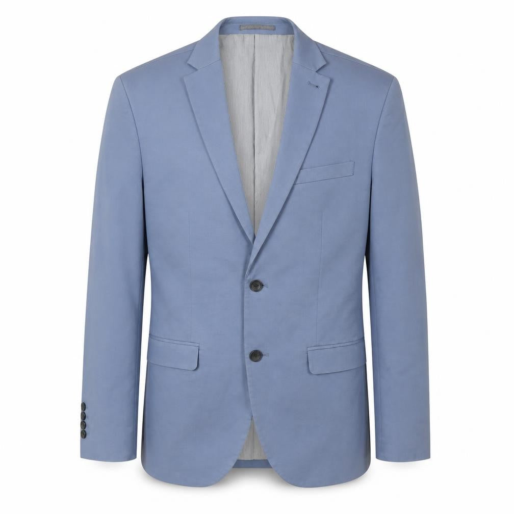 Front view of Next Men's Blue Blazer, size 36, Regular Fit