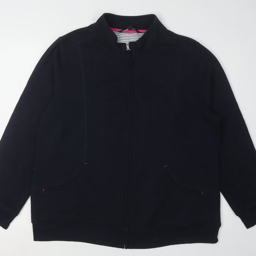 Bonmarché Women's Black Full Zip Sweatshirt, Size 18