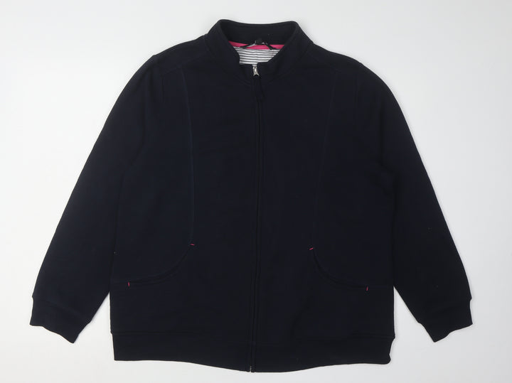Bonmarché Women's Black Full Zip Sweatshirt, Size 18
