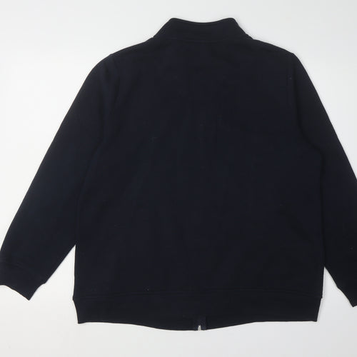 Bonmarché Women's Black Full Zip Sweatshirt, Size 18