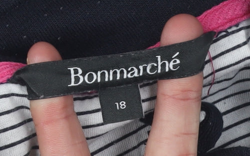 Bonmarché Women's Black Full Zip Sweatshirt, Size 18