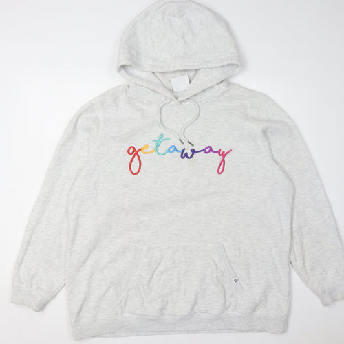 TOG24 Unisex Grey Hoodie Size 20 Pullover