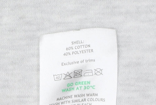 TOG24 Unisex Grey Hoodie Size 20 Pullover