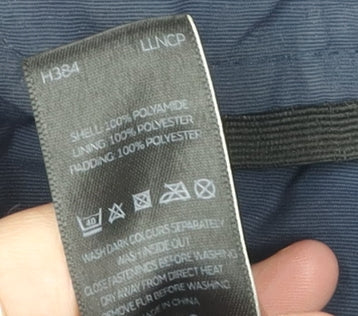 V by Very Men's Blue Parka Jacket XL with Hood