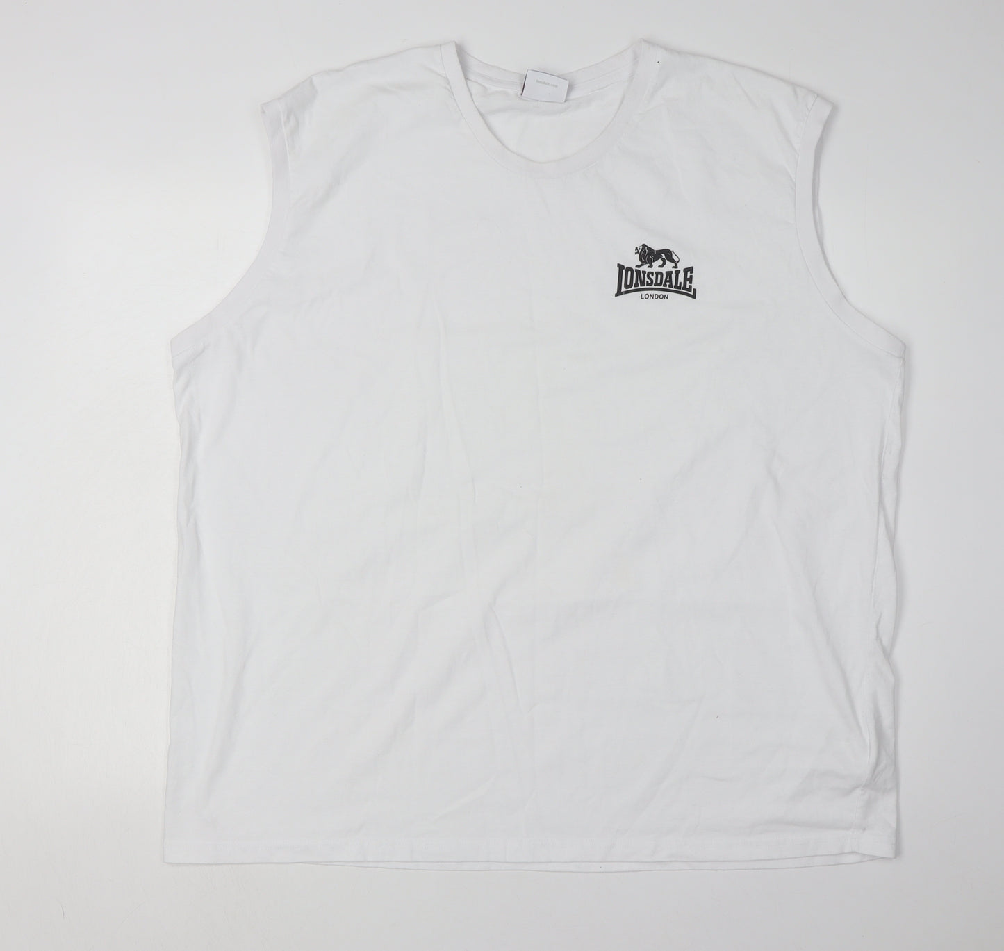 Lonsdale Men's 4XL White Tank Top