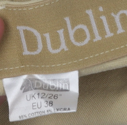 Dublin Women's Beige Jodhpurs Size 12 Riding Trousers
