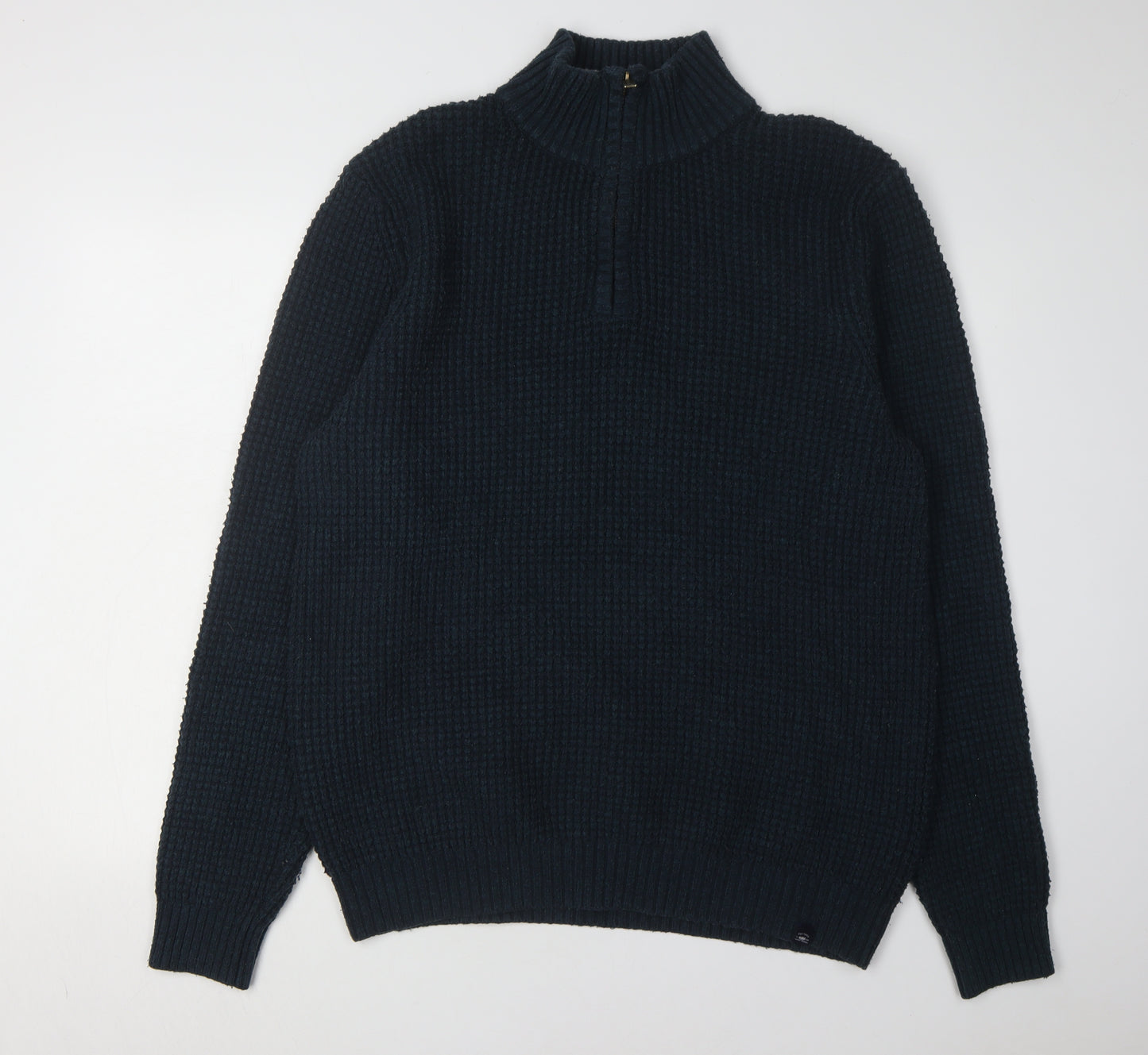 Fat Face Men's Blue 2XL Pullover Jumper