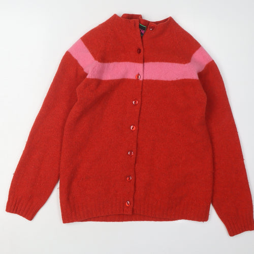 La Fetiche Women's Red Wool Cardigan - Size L