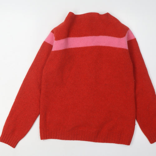 La Fetiche Women's Red Wool Cardigan - Size L