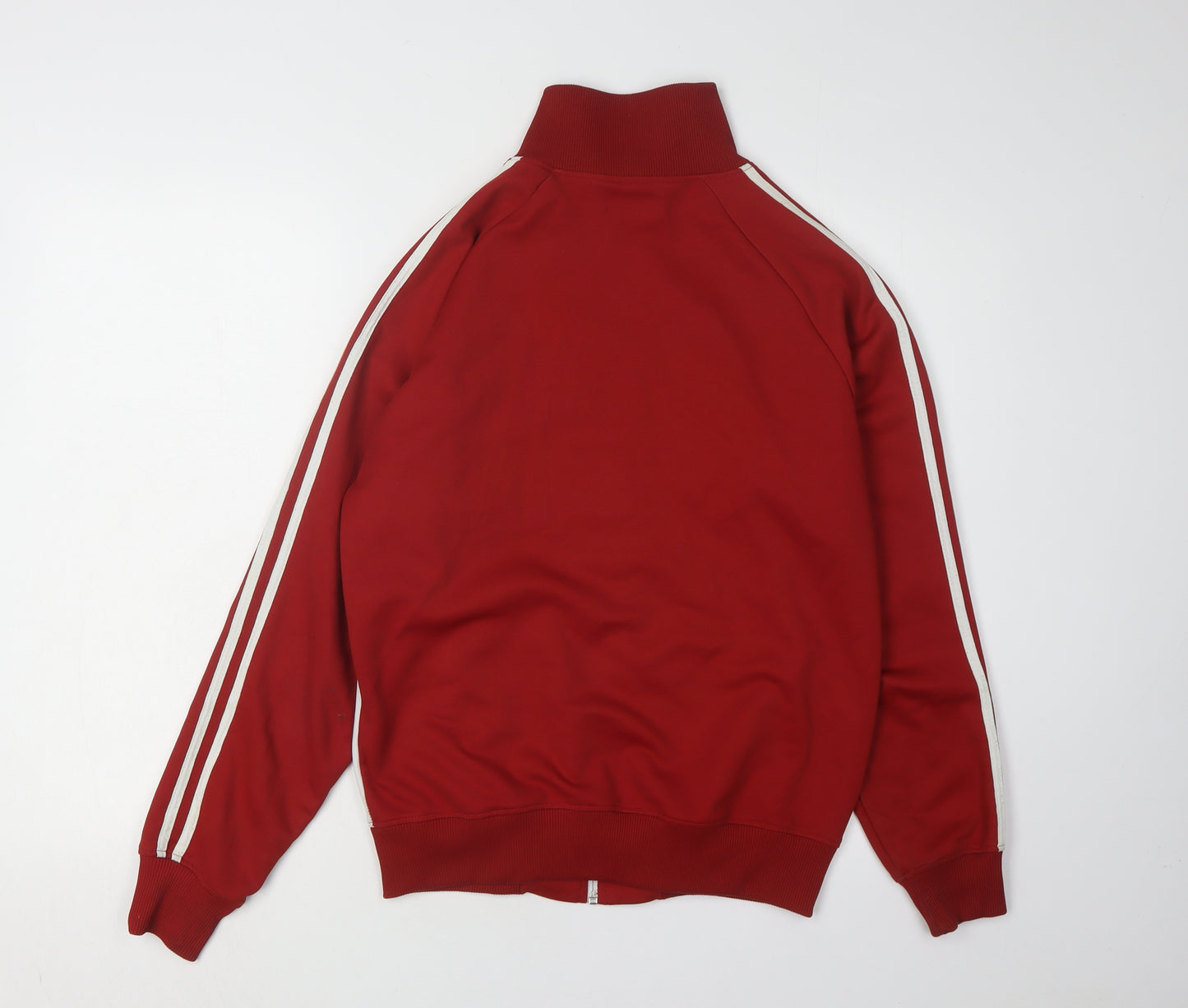 Fred Perry Men's Red Full Zip Hoodie, Size L