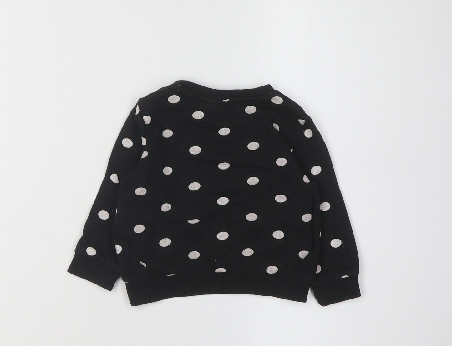 Disney Unisex Baby Minnie Mouse Jumper, Black, 6-9 Months