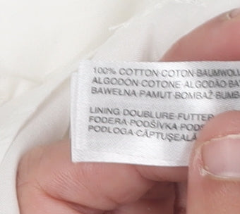 C&A Unisex Baby White Floral A-Line Dress 12-18 Months