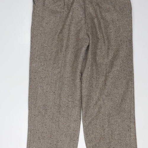 Penny Plain Women's Brown Wool Trousers Size 18