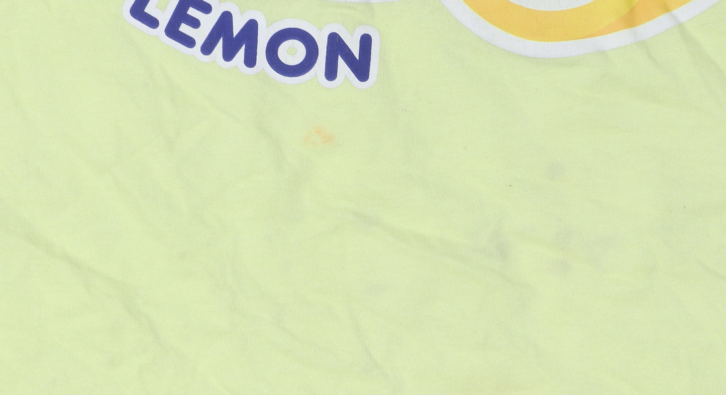 Fanta Men's XS Yellow Graphic Print T-Shirt