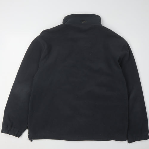 Mountain Life Men's Black Fleece Jacket L