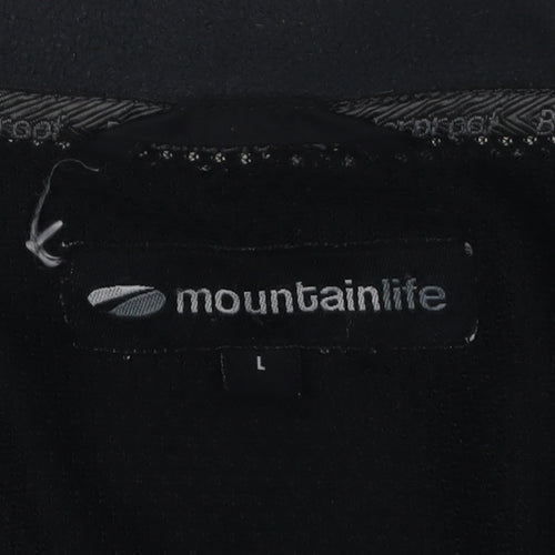 Mountain Life Men's Black Fleece Jacket L