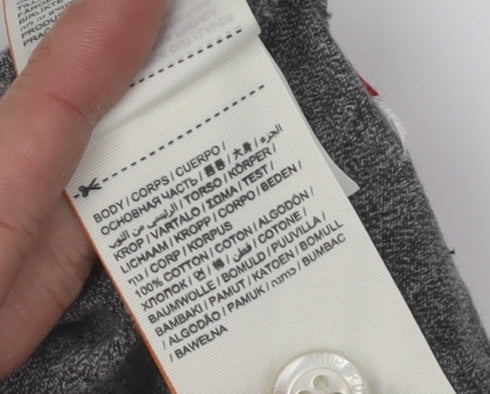 Superdry Grey Men's Striped Classic Polo M