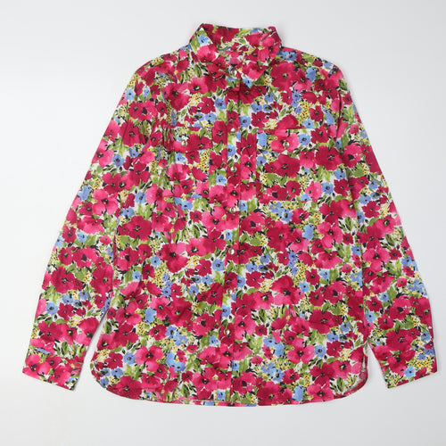 Jones New York Women's Multicoloured Floral Shirt S