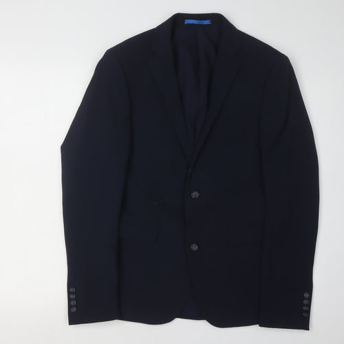 ONE SIX5IVE Men's Blue Slim Fit Blazer 36R