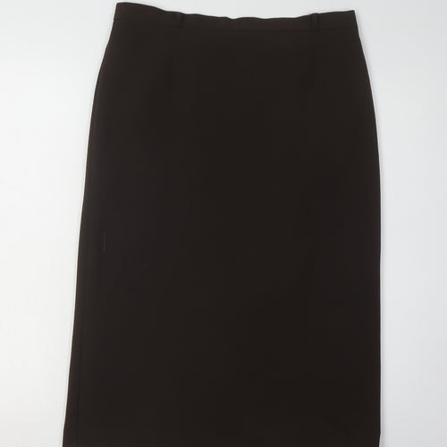 BHS Women's Black Size 12 Straight Skirt
